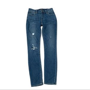 Lucky brand Sasha skinny rip jeans size 26